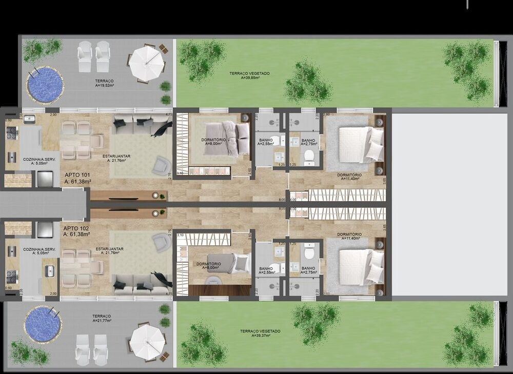 Apartamento, 2 quartos, 59 m² - Foto 16