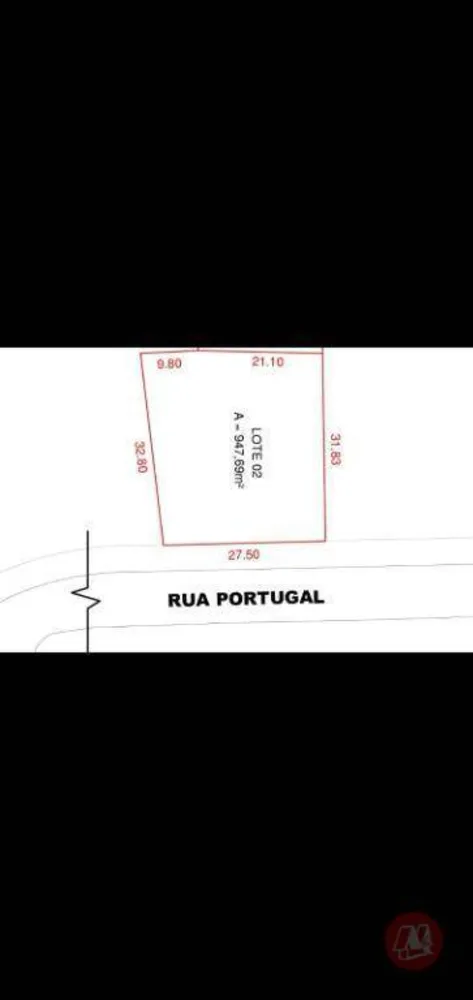 Terreno, 947 m² - Foto 2