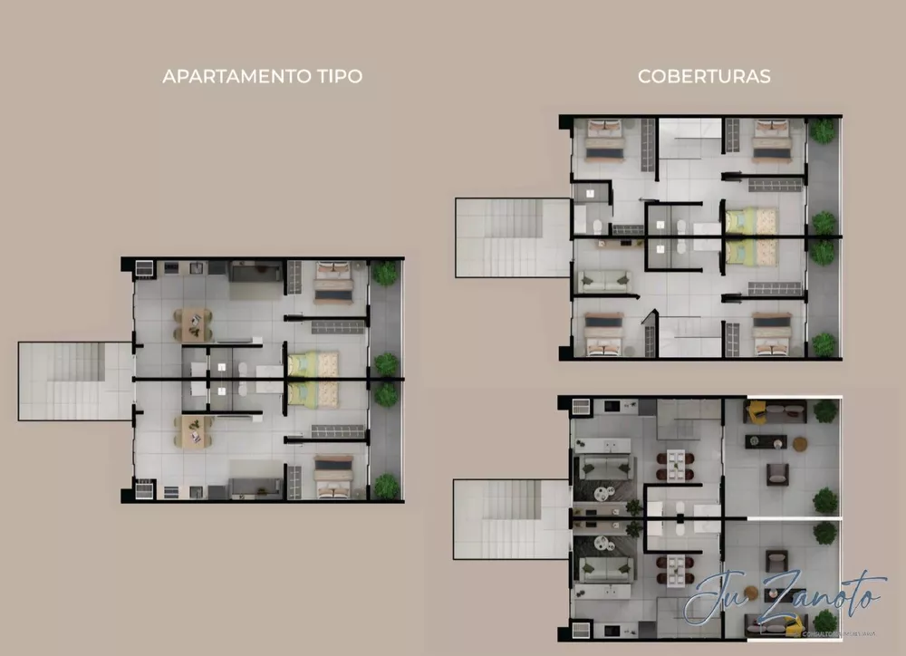 Apartamento à venda com 2 quartos, 54m² - Foto 4