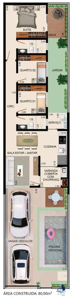 Casa, 2 quartos, 128 m² - Foto 5