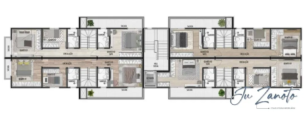 Apartamento, 2 quartos, 20 m² - Foto 12