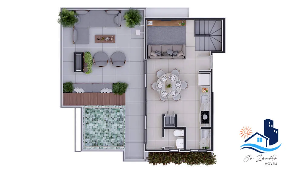 Cobertura, 3 quartos, 149 m² - Foto 7