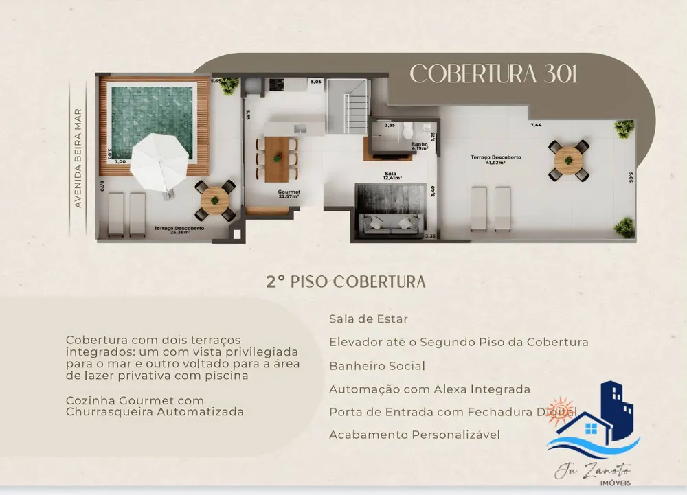 Cobertura, 4 quartos, 296 m² - Foto 6