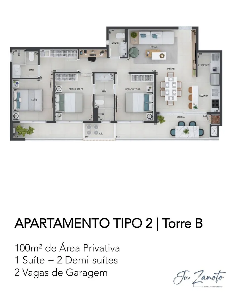 Apartamento, 2 quartos, 101 m² - Foto 16