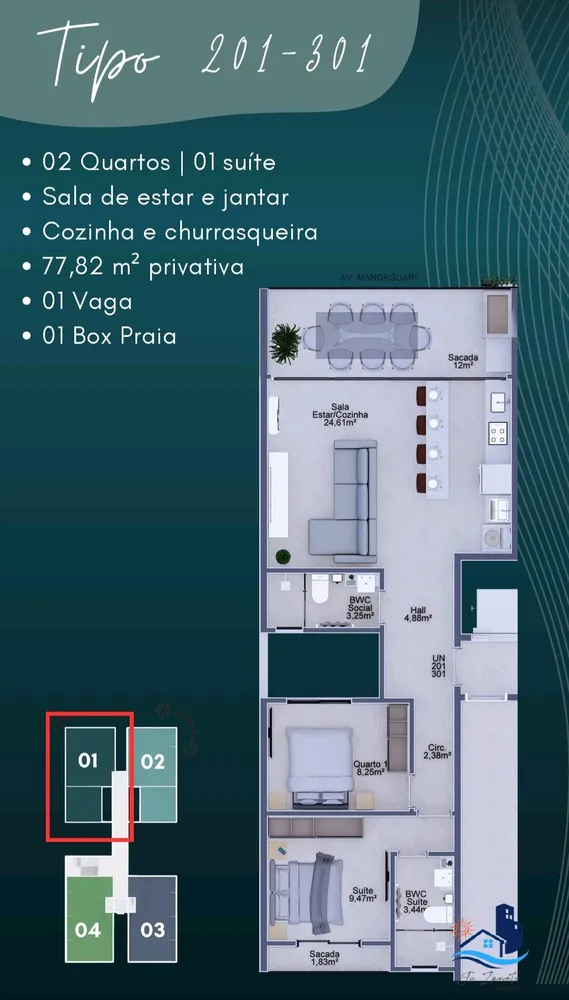 Apartamento, 4 quartos, 116 m² - Foto 5