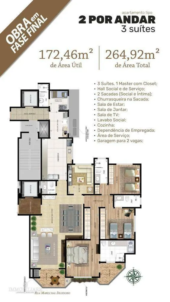 Apartamento, 4 quartos, 172 m² - Foto 3
