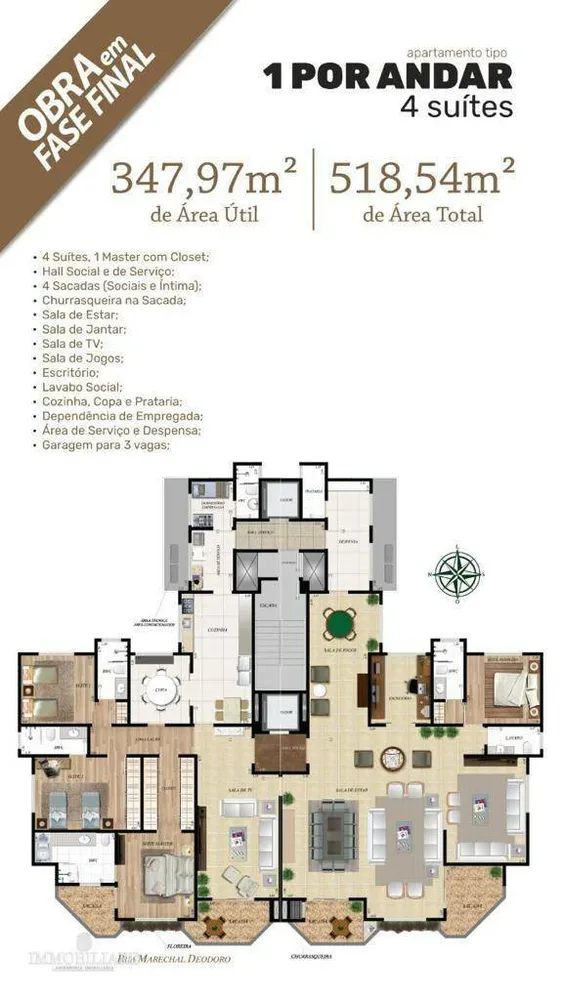 Apartamento, 4 quartos, 172 m² - Foto 2
