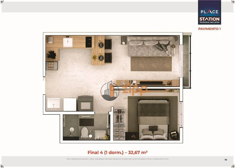 Apartamento, 1 quarto, 29 m² - Foto 11