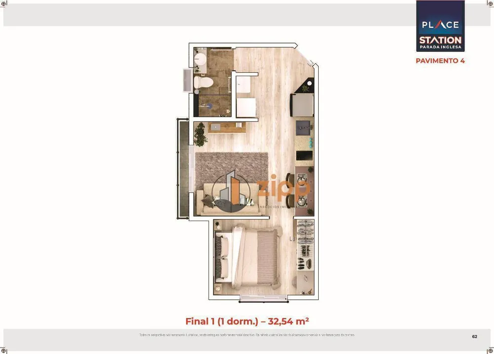 Apartamento, 1 quarto, 29 m² - Foto 4
