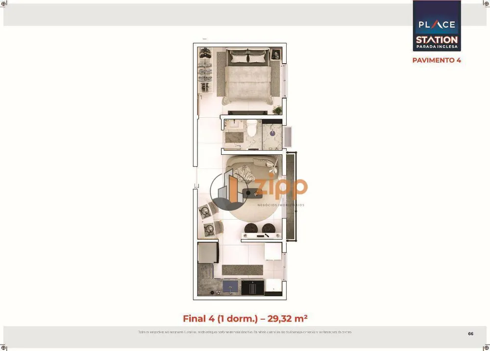Apartamento, 1 quarto, 29 m² - Foto 5