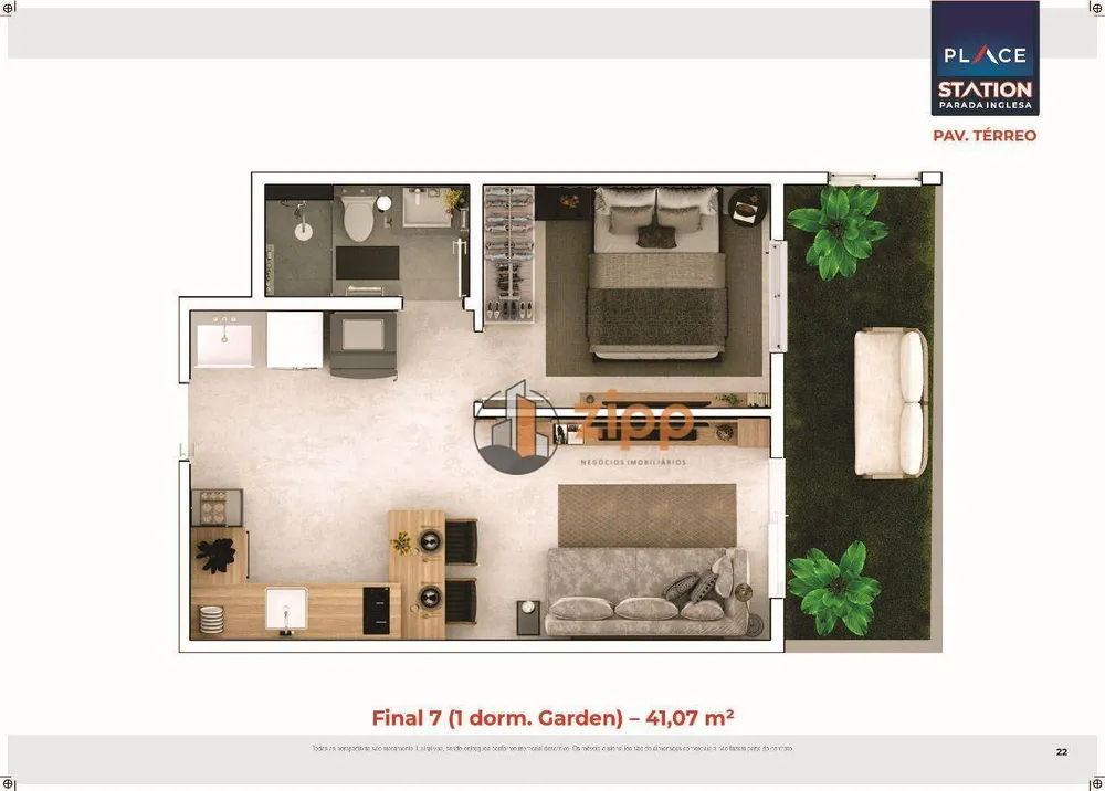 Apartamento, 1 quarto, 29 m² - Foto 6