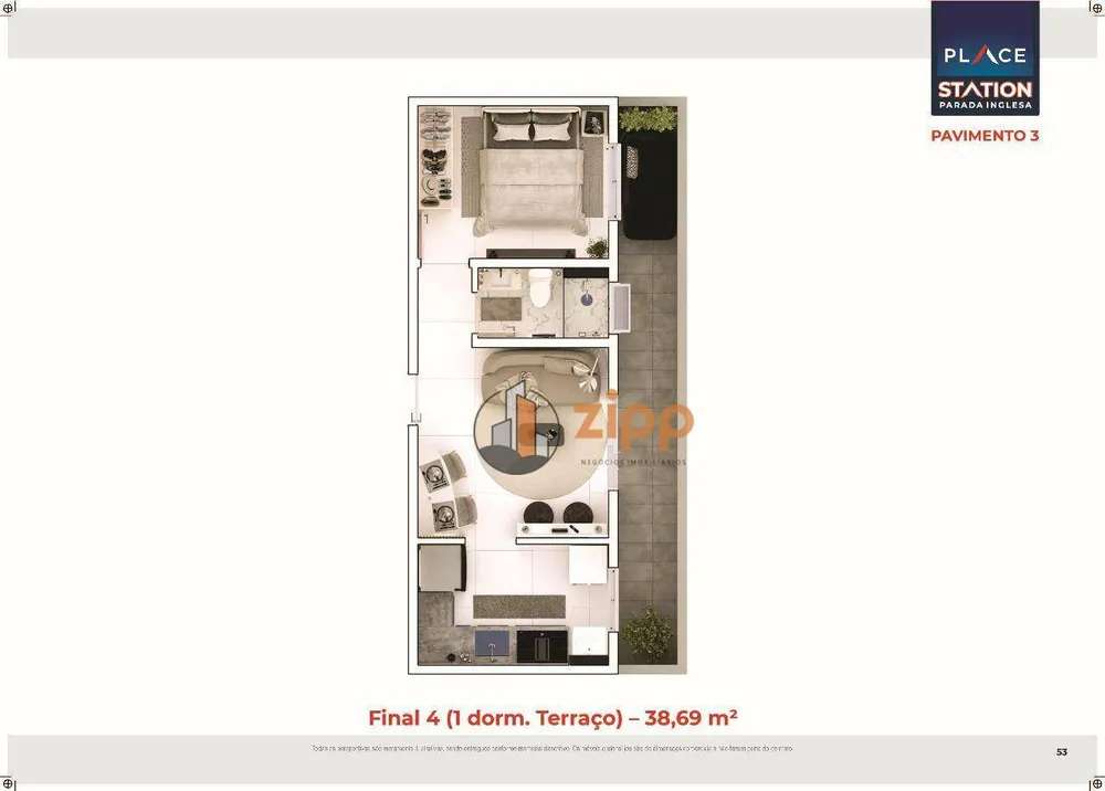 Apartamento, 1 quarto, 29 m² - Foto 8