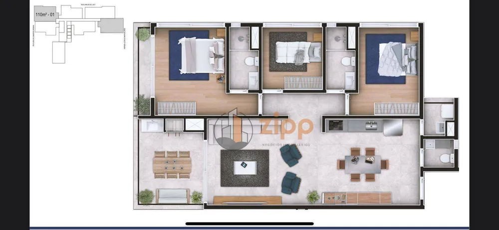 Apartamento, 2 quartos, 85 m² - Foto 6