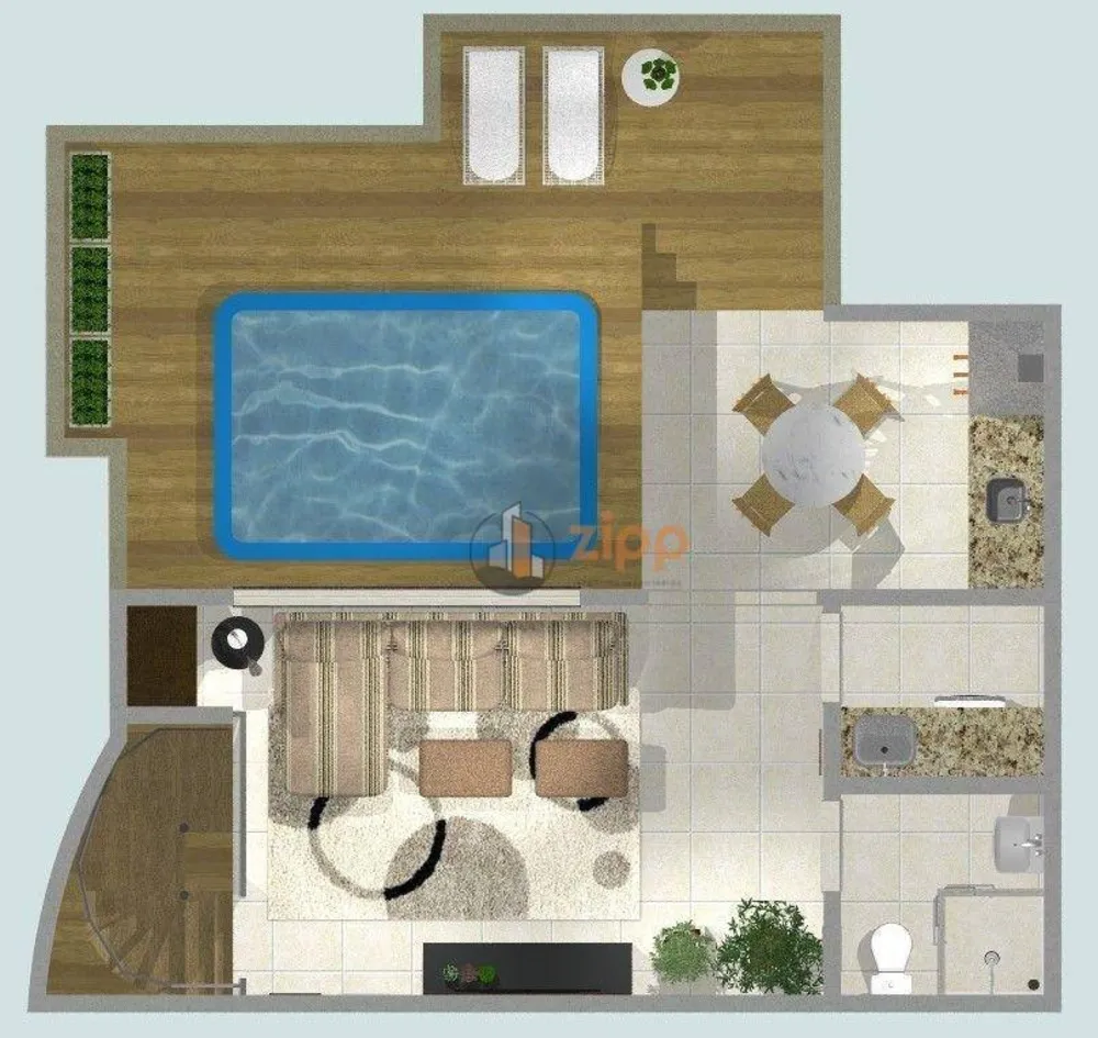 Cobertura, 3 quartos, 89 m² - Foto 4