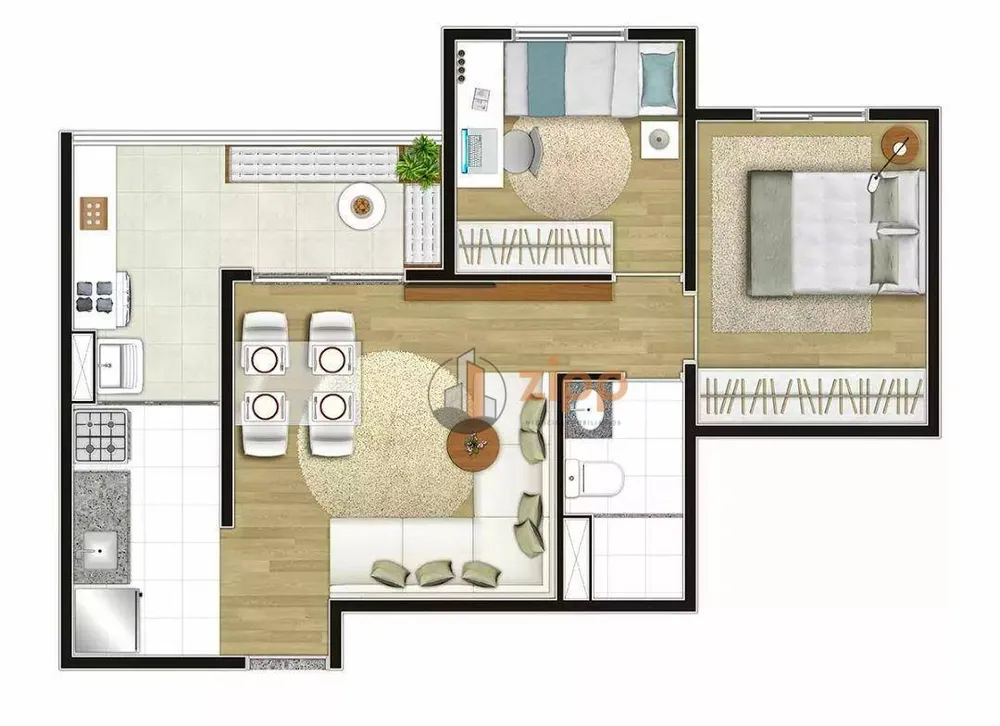 Apartamento, 2 quartos, 55 m² - Foto 5