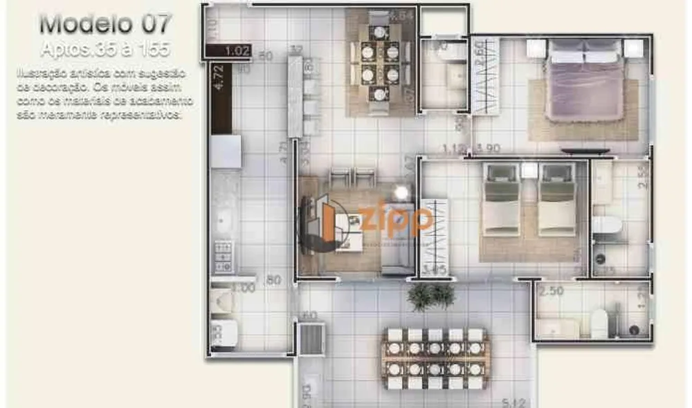 Apartamento, 2 quartos, 80 m² - Foto 2