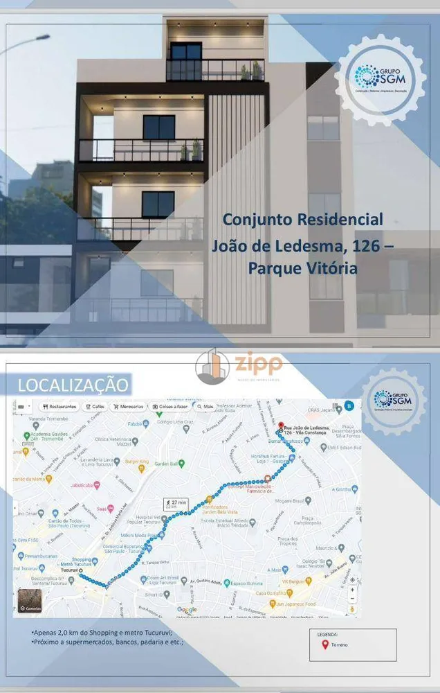 Apartamento, 2 quartos, 34 m² - Foto 1