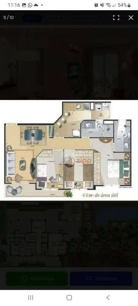 Apartamento, 3 quartos, 66 m² - Foto 3