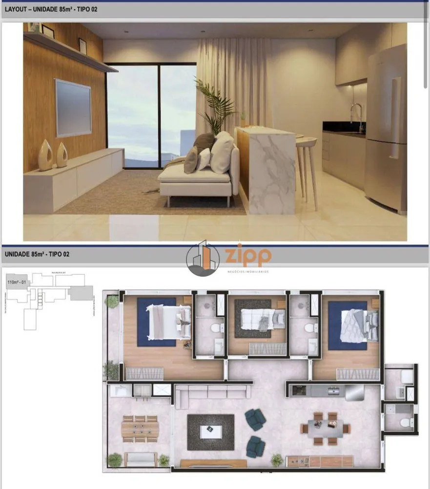 Apartamento, 3 quartos, 111 m² - Foto 8