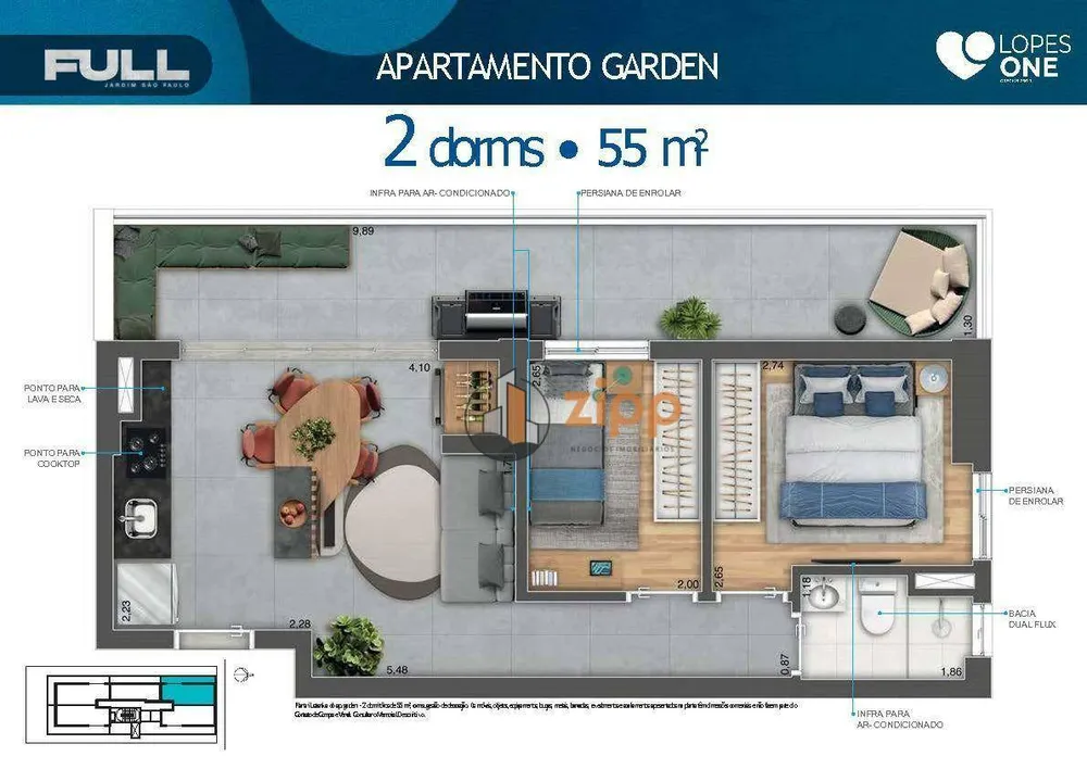 Apartamento, 2 quartos, 40 m² - Foto 7