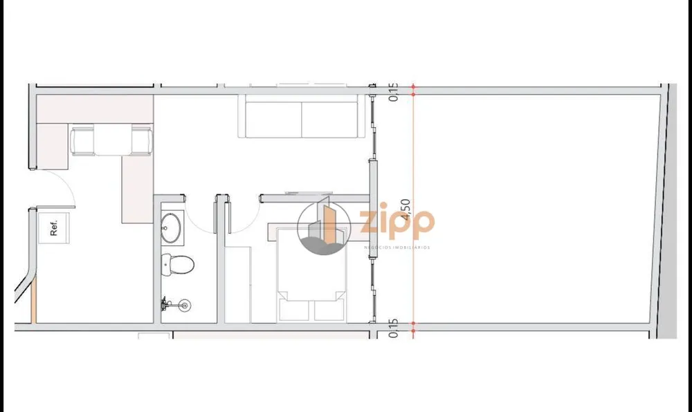 Apartamento, 2 quartos, 42 m² - Foto 8