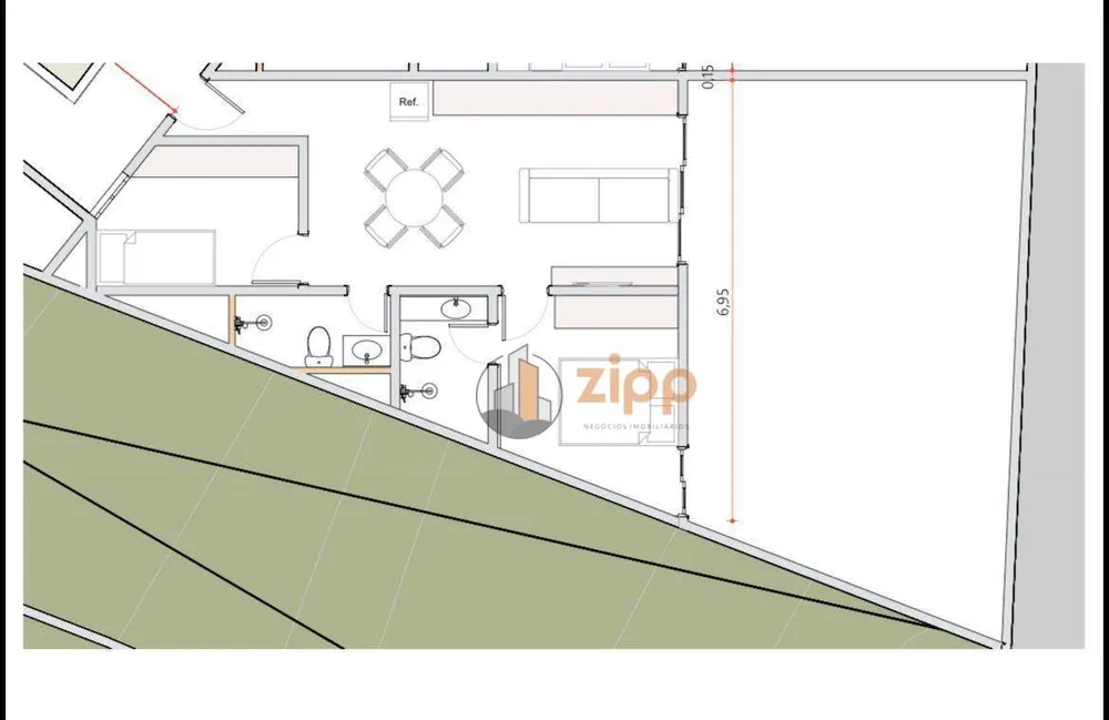 Apartamento, 2 quartos, 42 m² - Foto 2