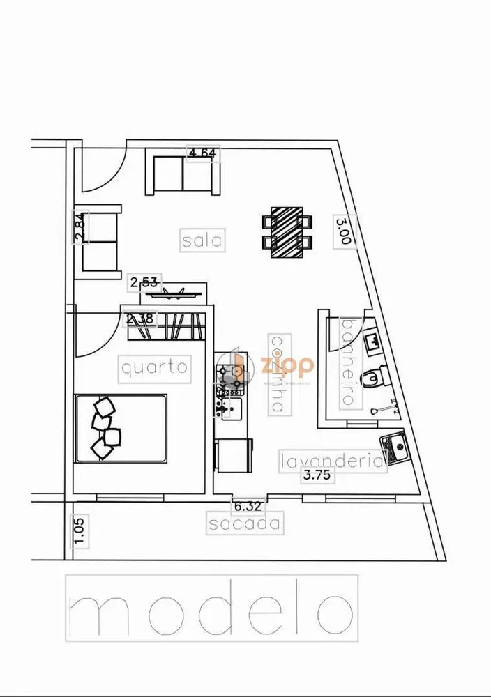 Apartamento, 2 quartos, 42 m² - Foto 5