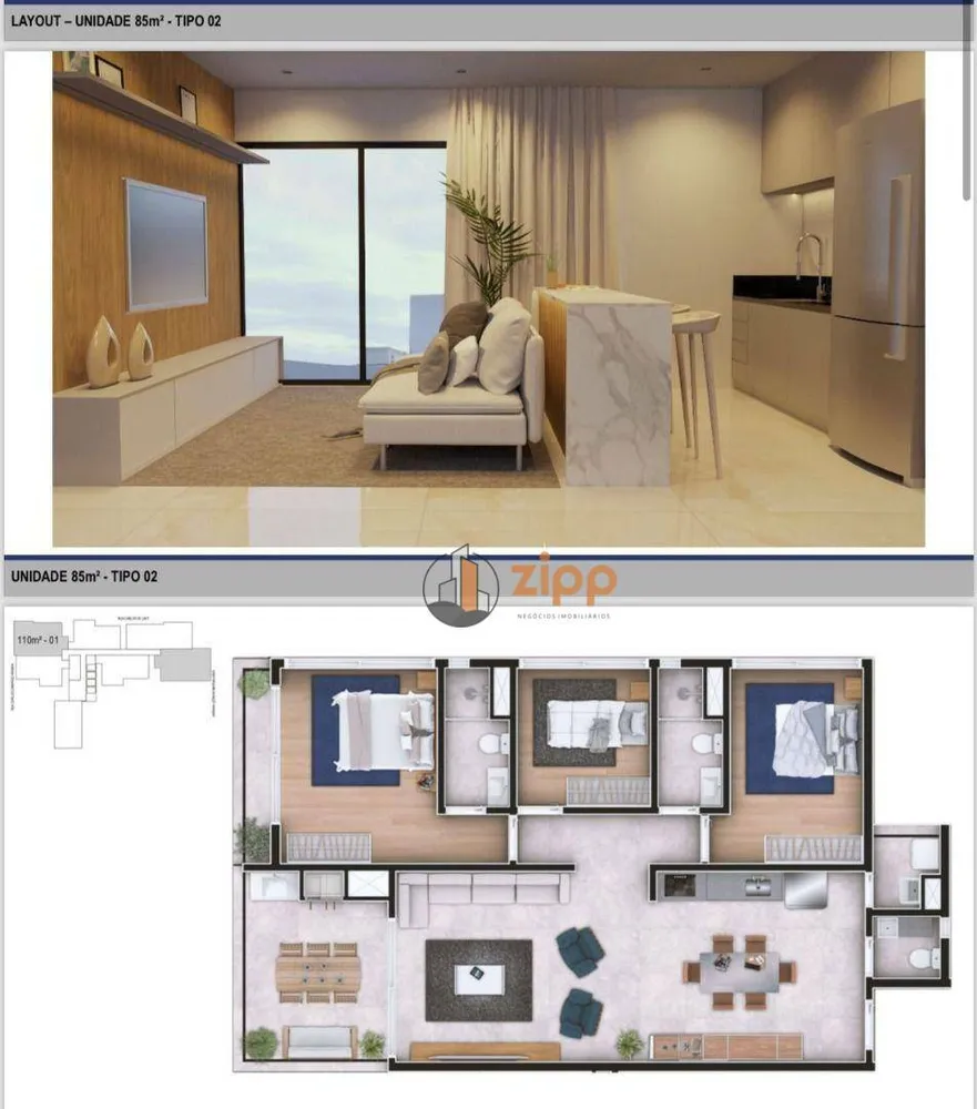 Apartamento, 2 quartos, 85 m² - Foto 5