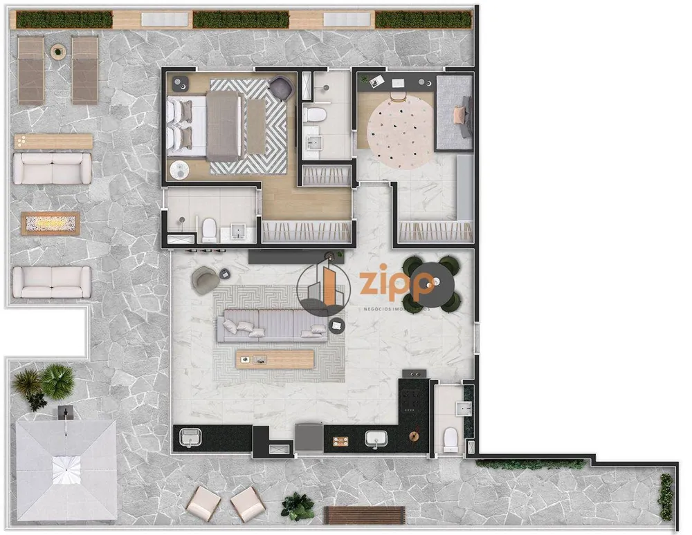 Apartamento, 1 quarto, 66 m² - Foto 7