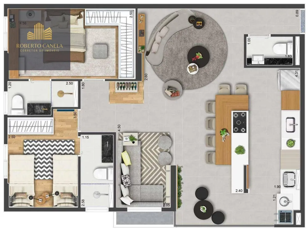 Apartamento, 3 quartos, 82 m² - Foto 4
