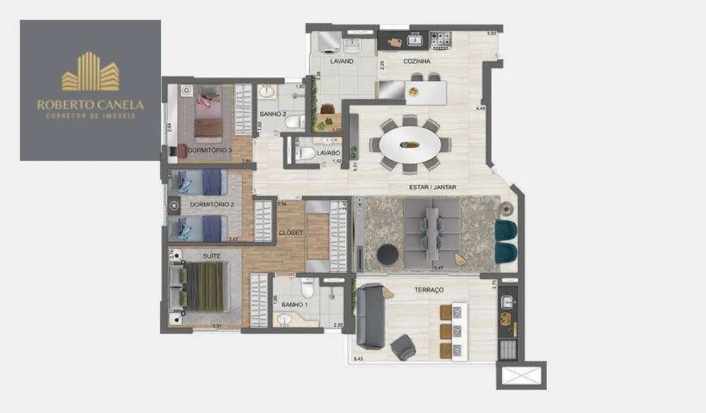 Apartamento, 3 quartos, 112 m² - Foto 4