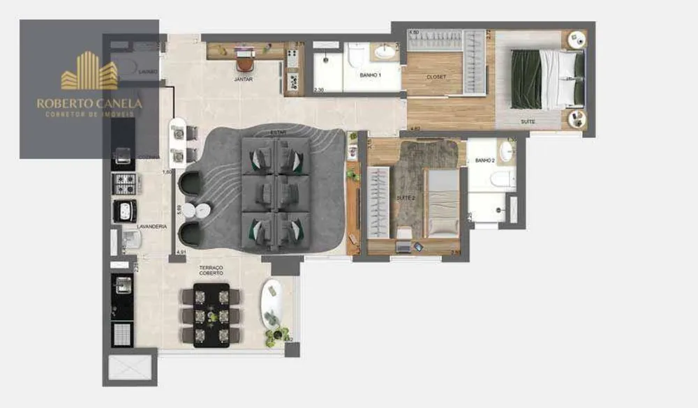 Apartamento, 3 quartos, 85 m² - Foto 4