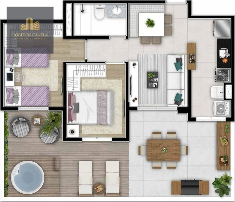 Apartamento, 2 quartos, 46 m² - Foto 4
