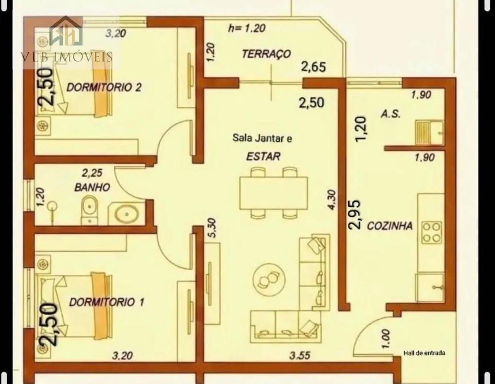 Apartamento, 2 quartos, 52 m² - Foto 12