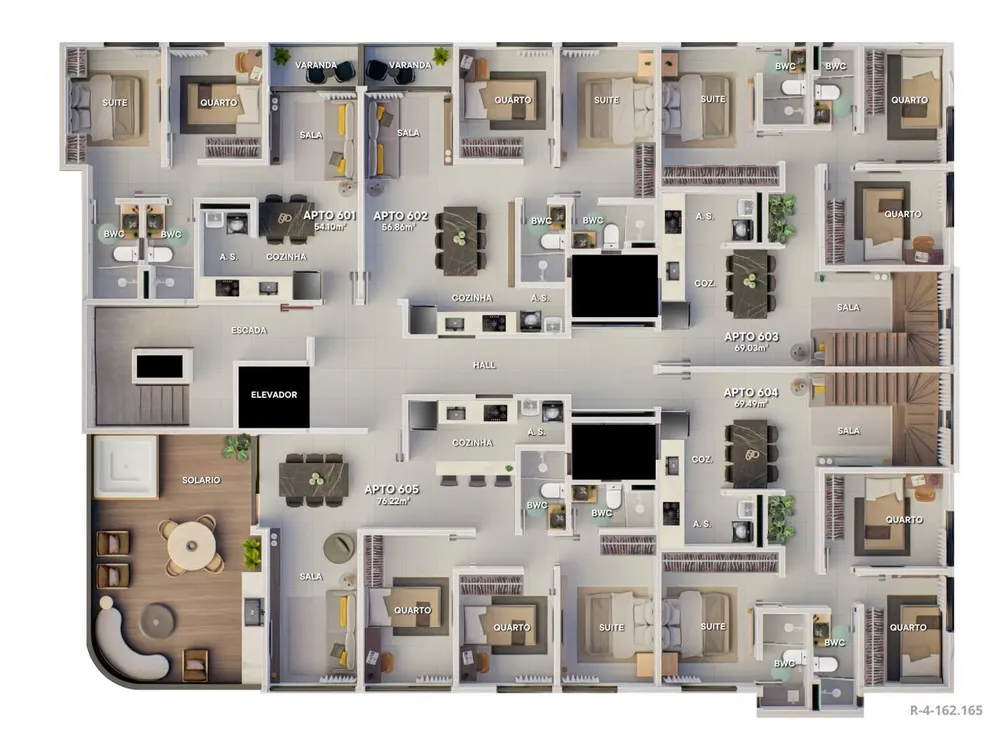 Apartamento, 2 quartos, 54 m² - Foto 10