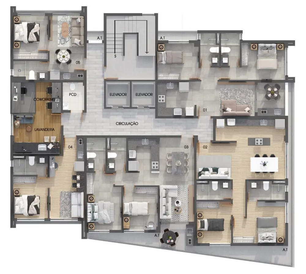 Apartamento, 1 quarto, 29 m² - Foto 7