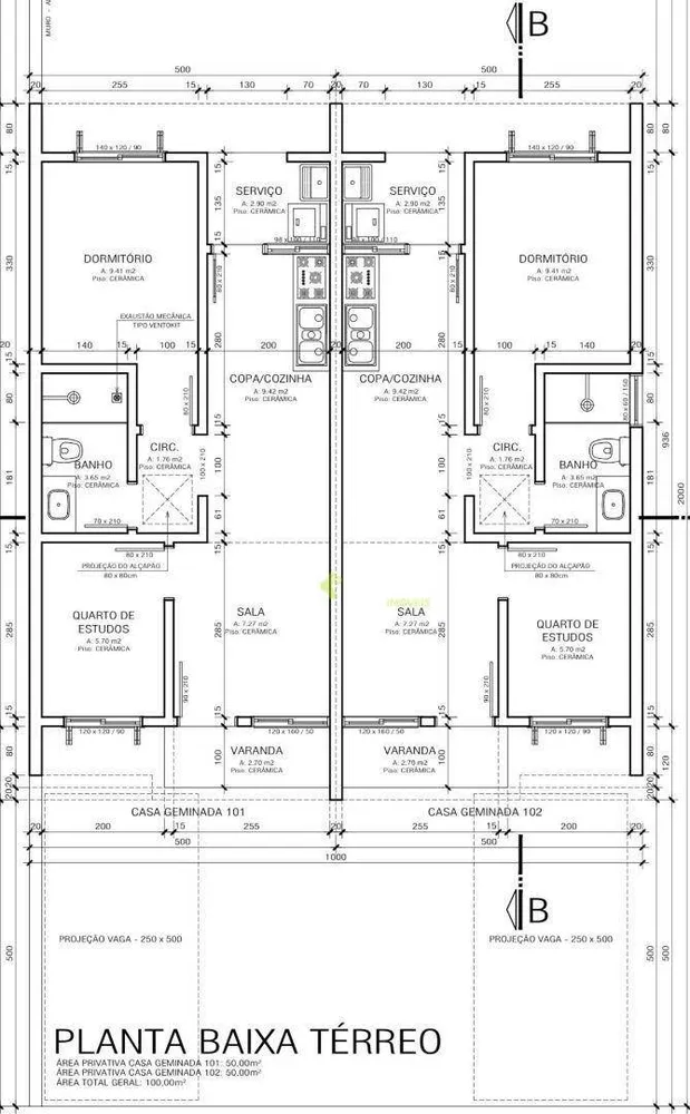 Casa, 2 quartos, 50 m² - Foto 2