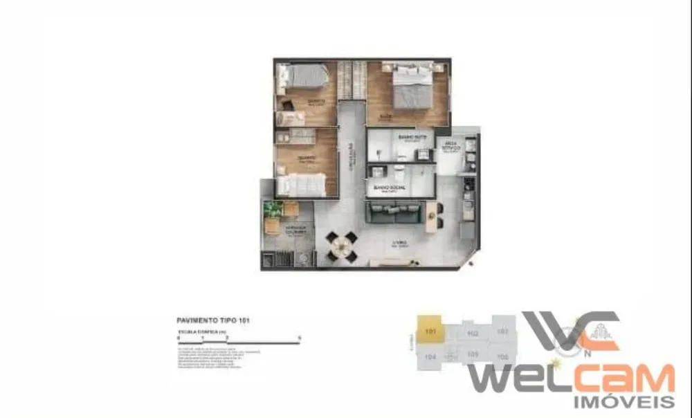 Apartamento, 2 quartos, 70 m² - Foto 10