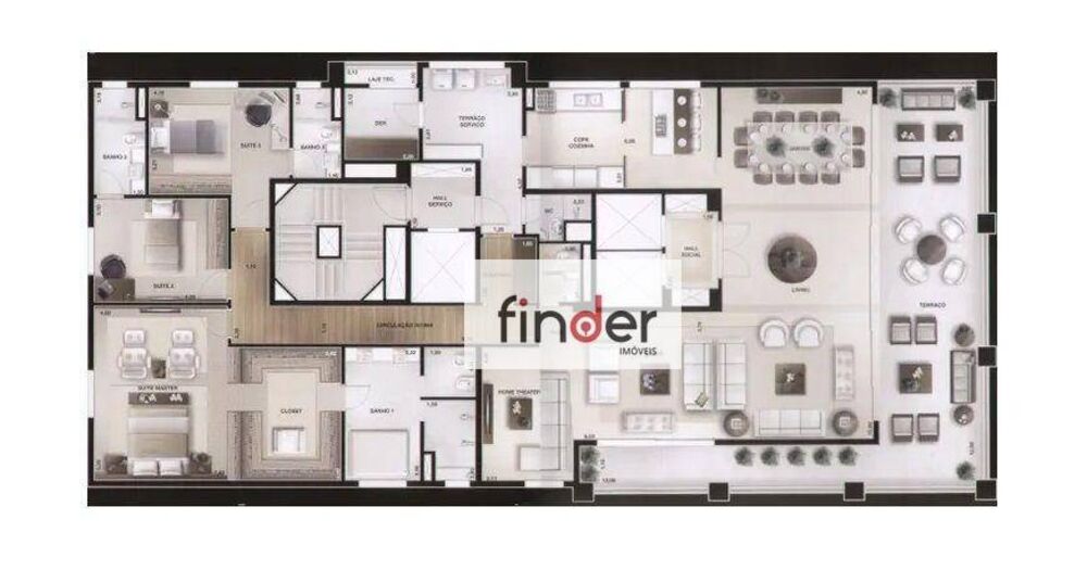 Apartamento, 3 quartos, 310 m² - Foto 5