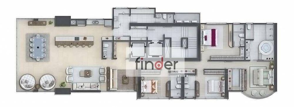 Apartamento, 4 quartos, 282 m² - Foto 5