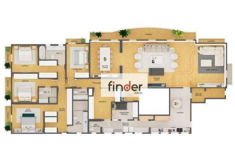 Apartamento, 5 quartos, 336 m² - Foto 7
