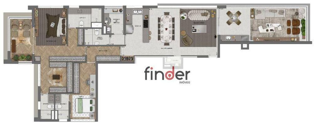 Apartamento, 1 quarto, 69 m² - Foto 9