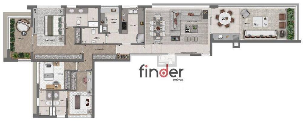 Apartamento, 3 quartos, 181 m² - Foto 9