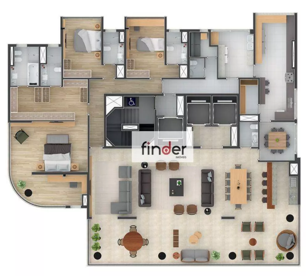 Apartamento à venda com 4 quartos, 374m² - Foto 11