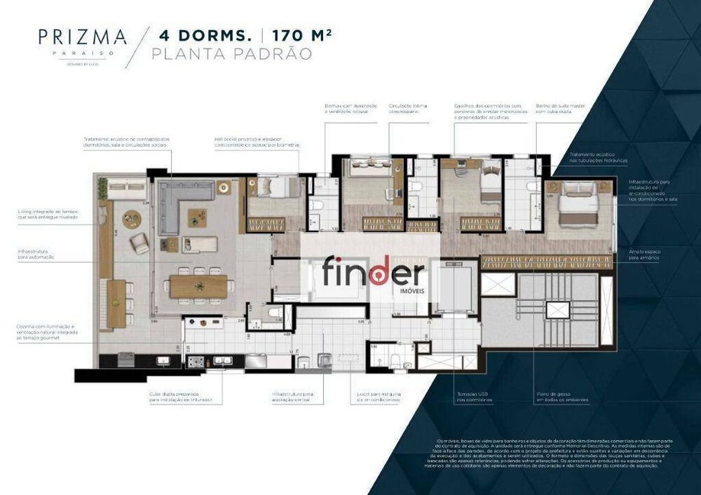 Apartamento, 3 quartos, 170 m² - Foto 8