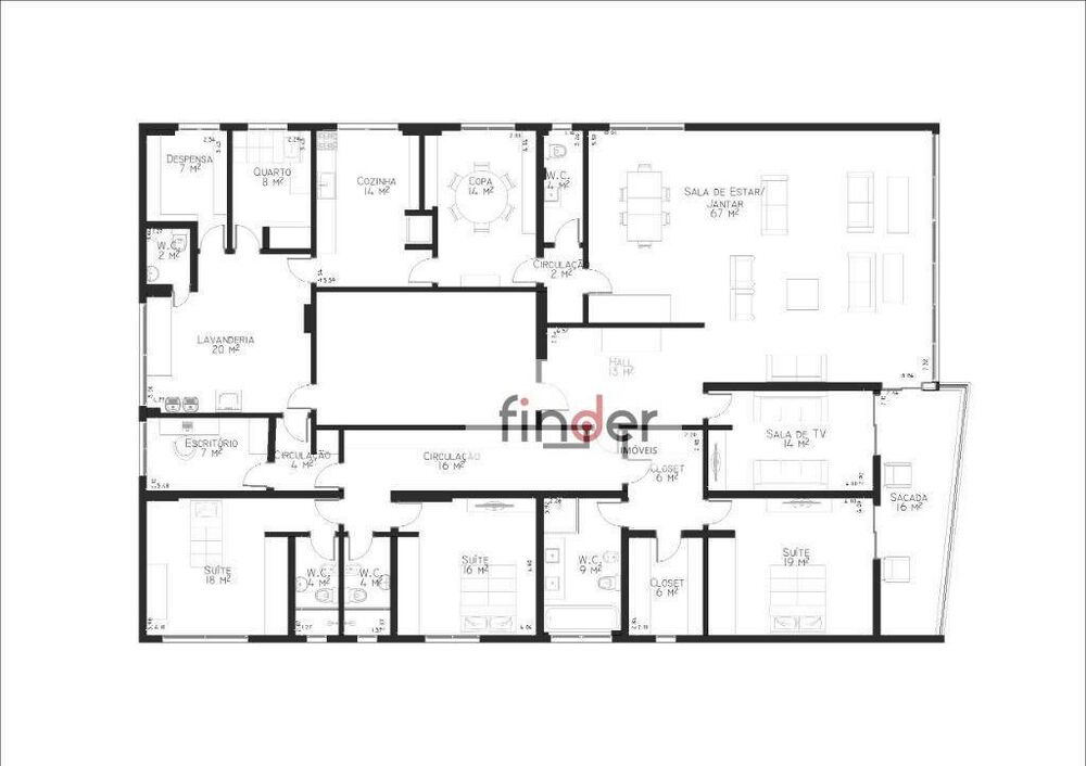 Apartamento, 3 quartos, 325 m² - Foto 1