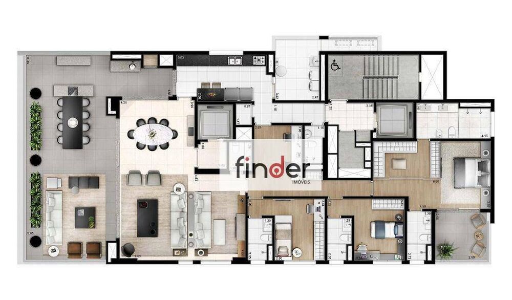 Apartamento, 4 quartos, 278 m² - Foto 4