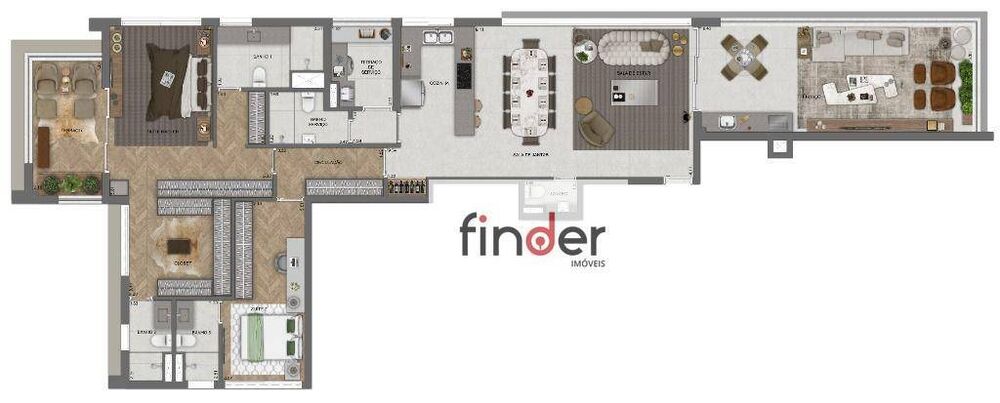 Apartamento, 3 quartos, 265 m² - Foto 4