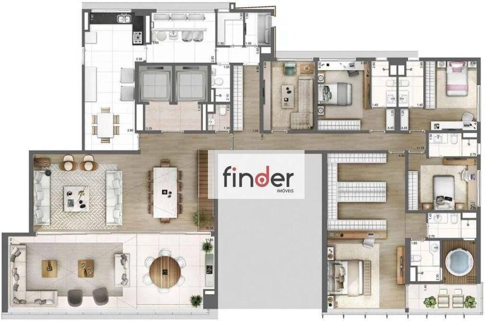 Apartamento, 4 quartos, 280 m² - Foto 7