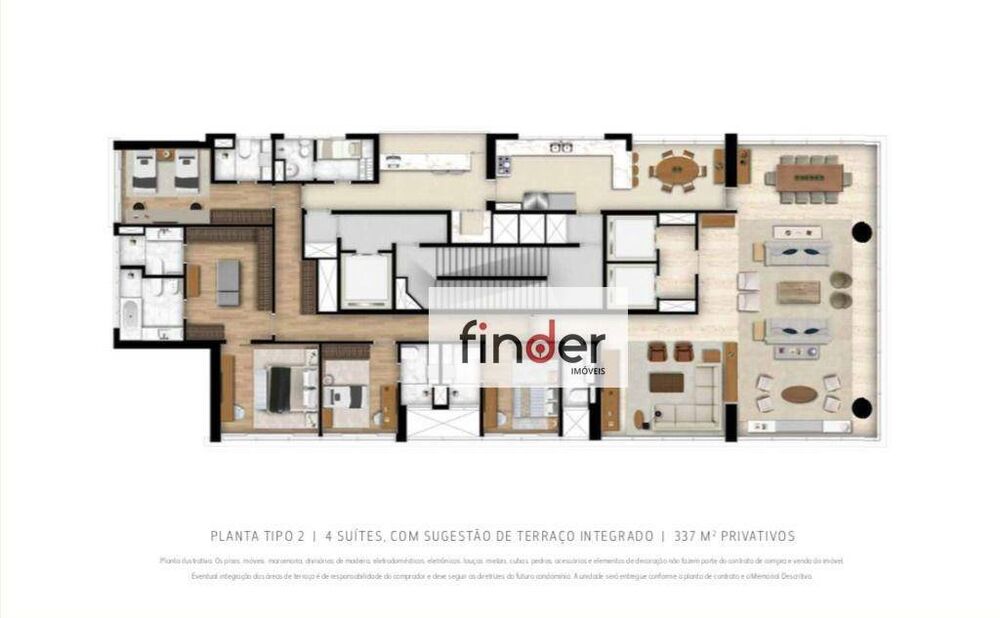 Apartamento à venda com 4 quartos, 340m² - Foto 11
